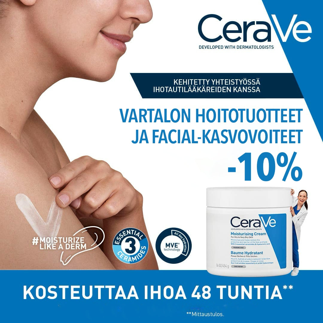 CeraVe-tuotteita -10% maaliskuun ajan