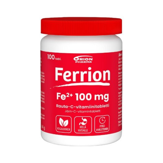 Ferrion 100 mg 100 kpl
