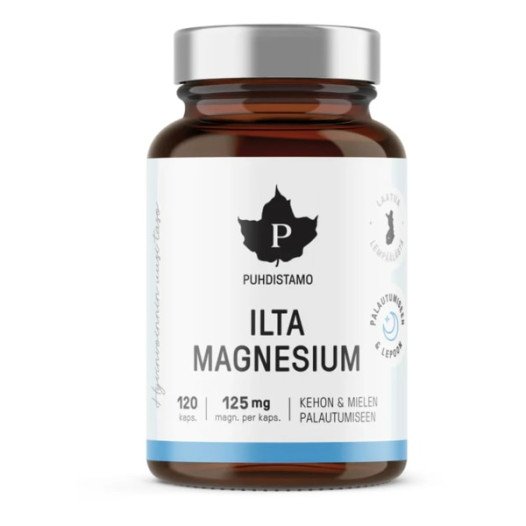 Puhdistamo ilta magnesium 120 kaps