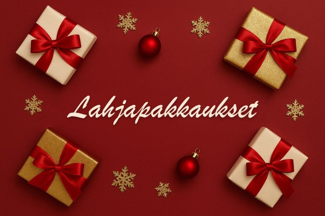 2025 joulukuu lahjapakkaukset