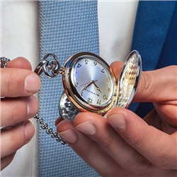 Two Tone Pocket Watch