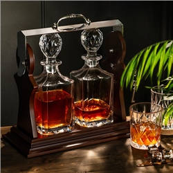 Tantalus Set of 2 Whiskey Decanters 