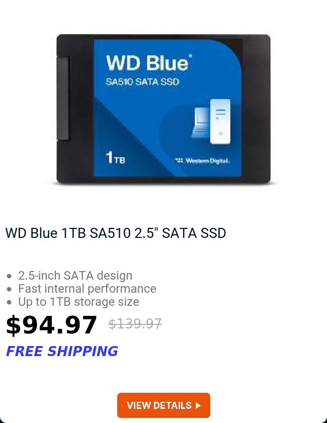 WD Blue 1TB SA510 2.5