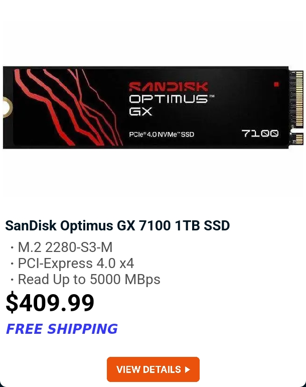 SanDisk Optimus GX 7100 1TB SSD
