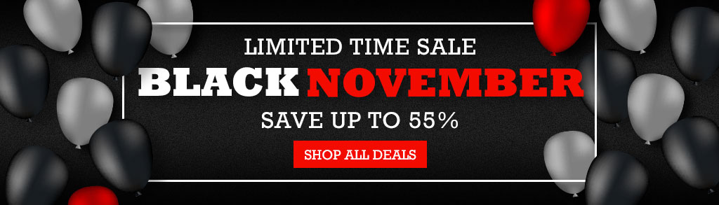 Limited Time Sale - Black November - Save Up To 55% - Shop All Deals >