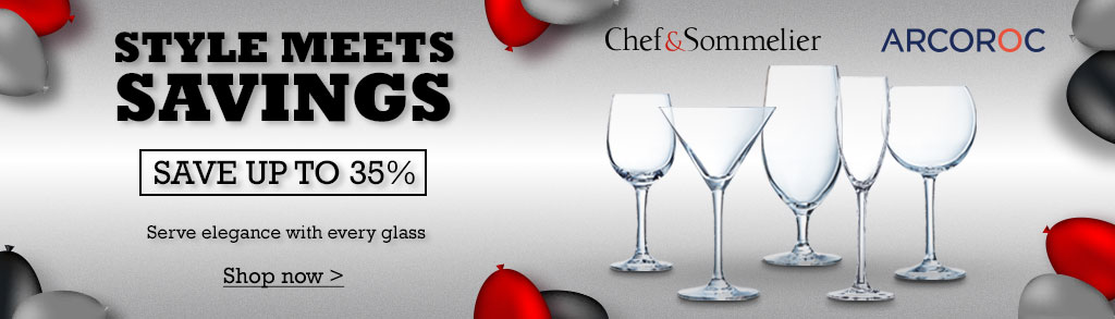 Chef & Sommelier and Arcoroc - Black November - Save Up To 35% - Shop now >