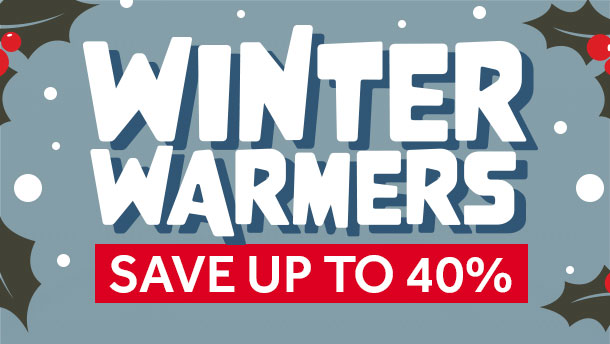 Winter Warmenrs save up to 40%