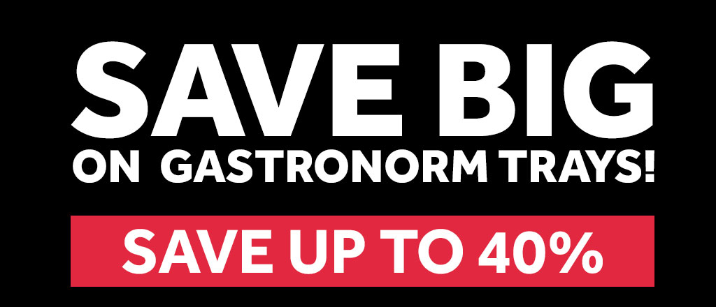 Save big on gastronorm trays!