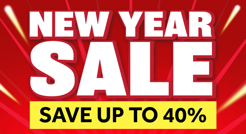 New Year Sale - Save up to 40%