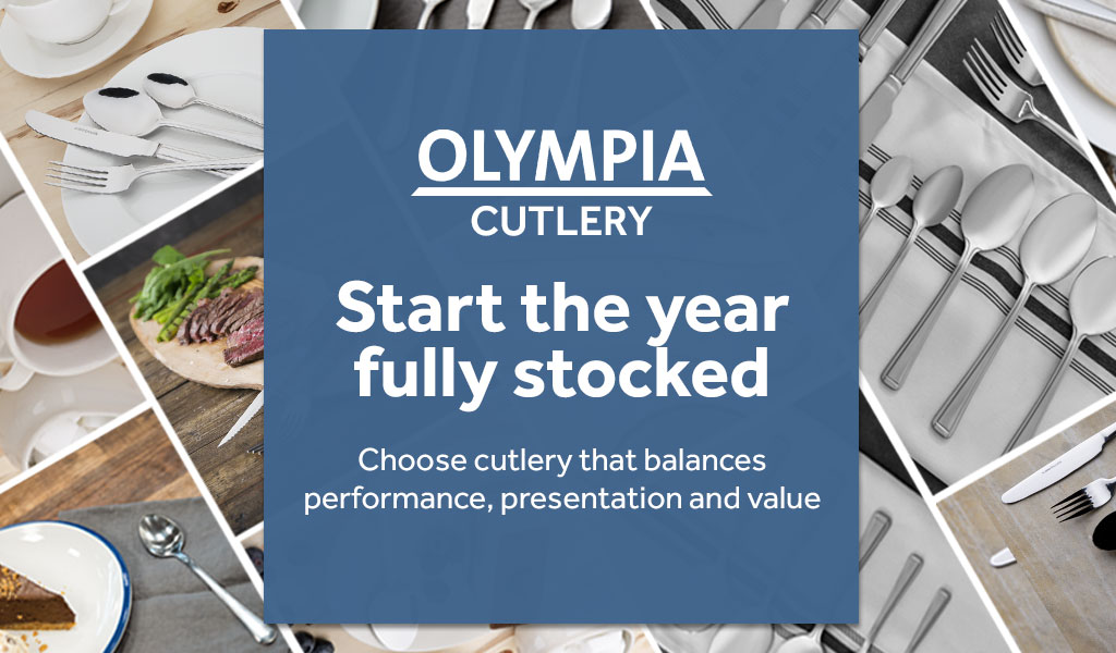Olympia Cutlery - Start the year fully stocked. Shop now >