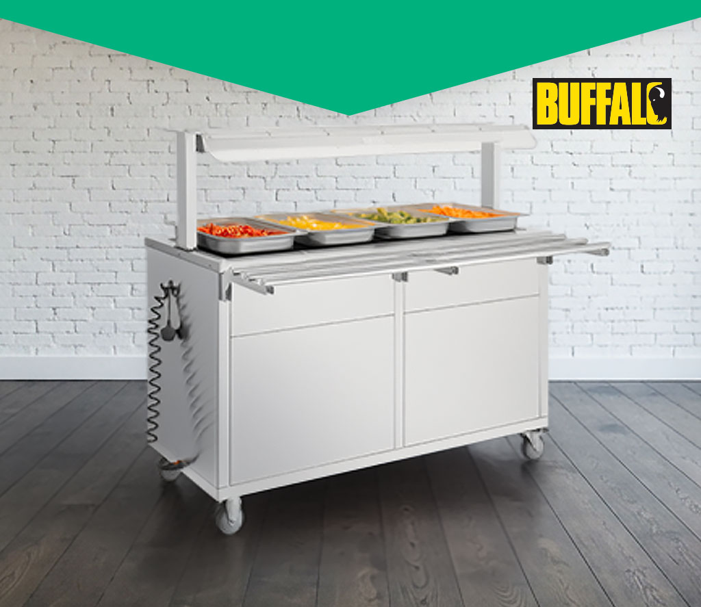 New from Buffalo. Bring speed to your kitchen. Image of JD457 Buffalo High Speed Convection Oven. Shop Now>