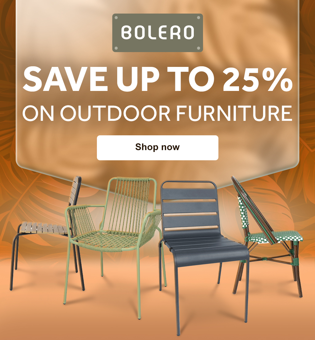 Bolero Refresh Outdoor Spaces. Save up to 25%