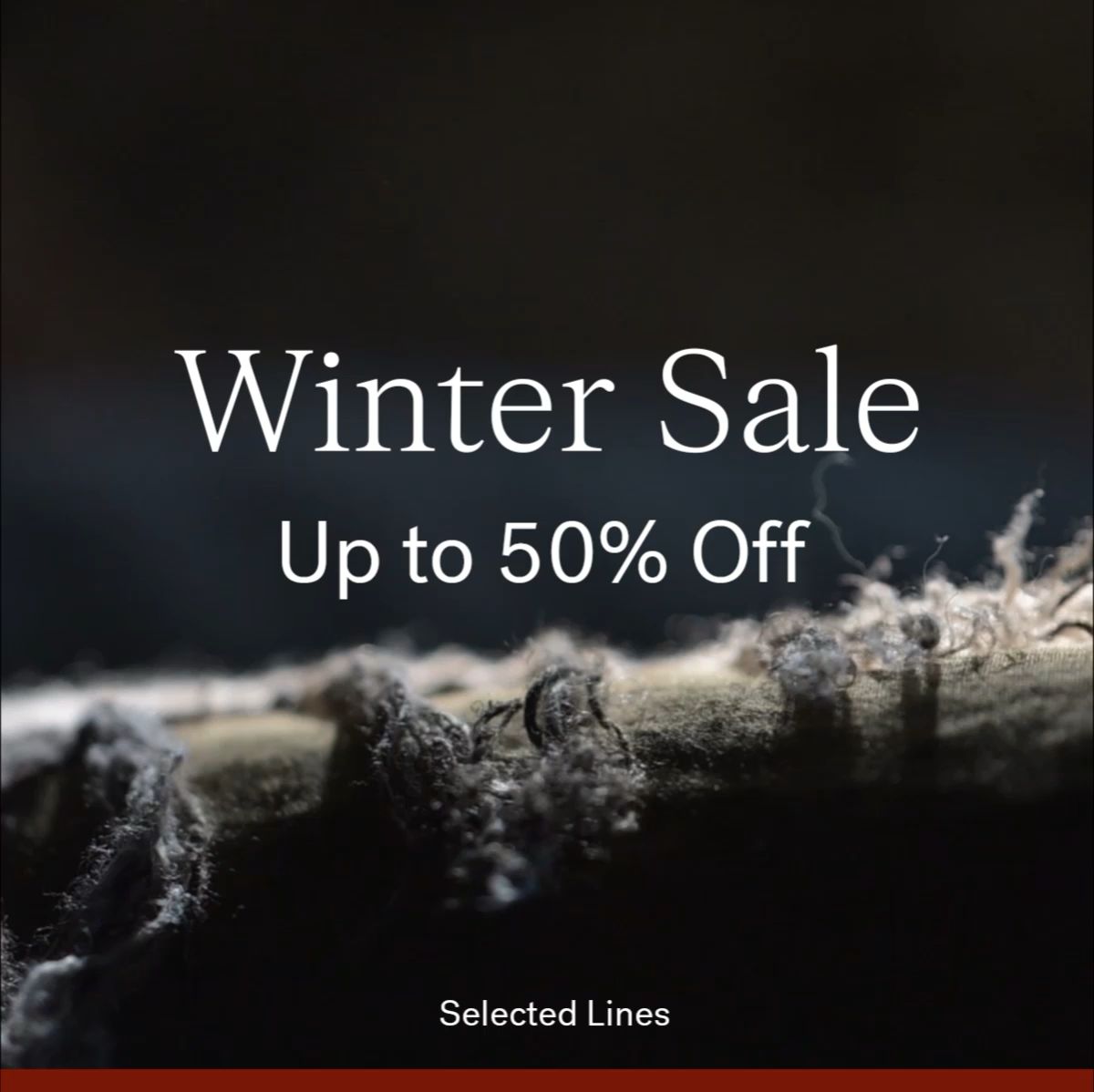 Winter Sale Up to 50% Off