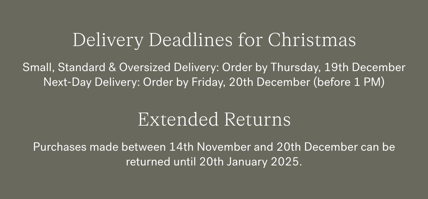 Christmas Delivery Deadlines