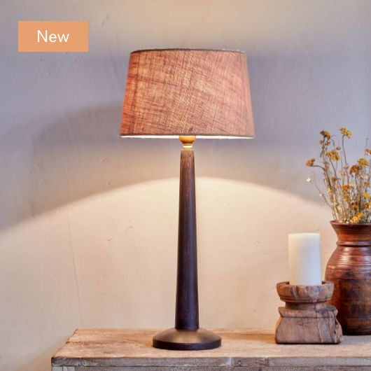 Sahar Mango Wood Table Lamp