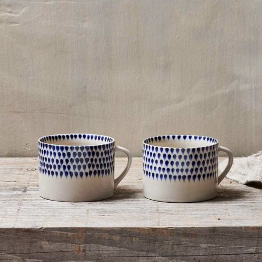 Indigo Drop Mug