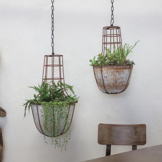 Abari Caged Hanging Planter