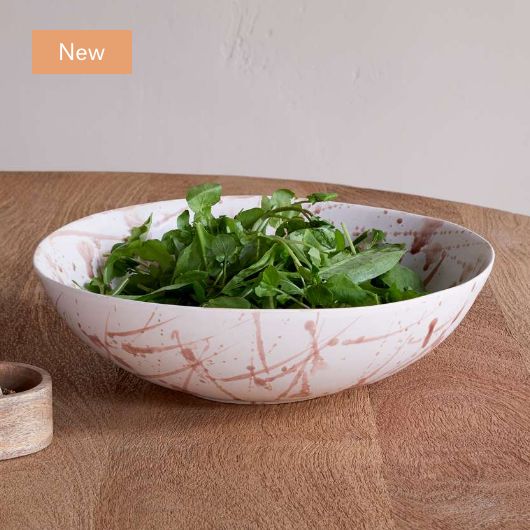 Canela Splatter Serving Bowl