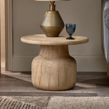 Vivan Grooved Side Table