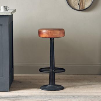 Narwana Leather Bar Stool