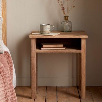 Iya Reclaimed Wood Bedside Table