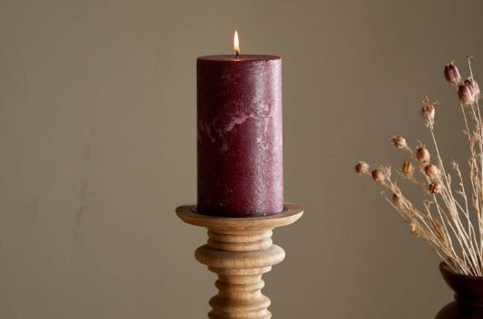 Rustic Soy Blend Cherry Candle