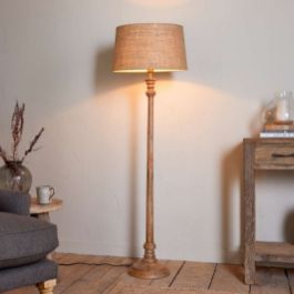 Usha Classic Wooden Floor Lamp