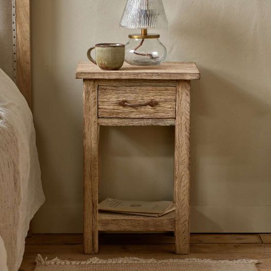 Ibo Reclaimed Wood Bedside Table