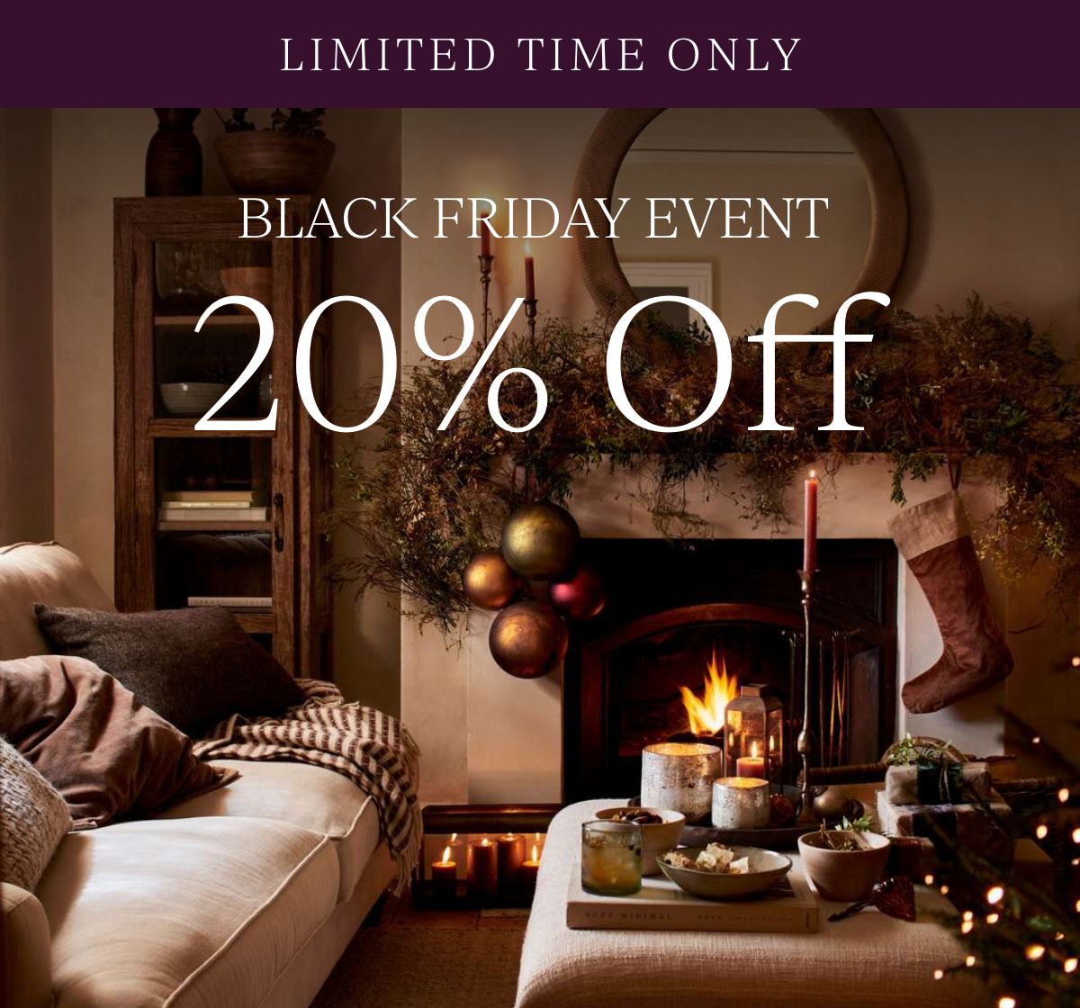 Black Friday Event 20% Off