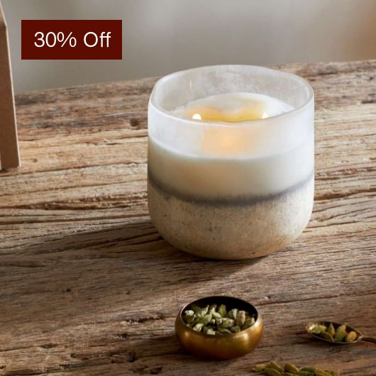 Cardamom & Amber 3 Wick Scented Candle