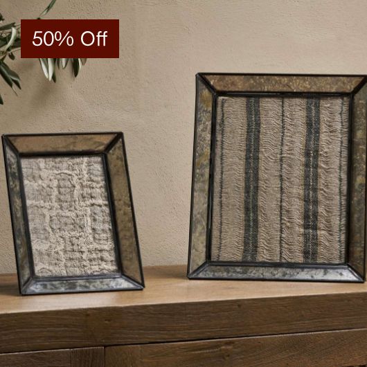 Yash Antique Glass & Iron Photo Frame