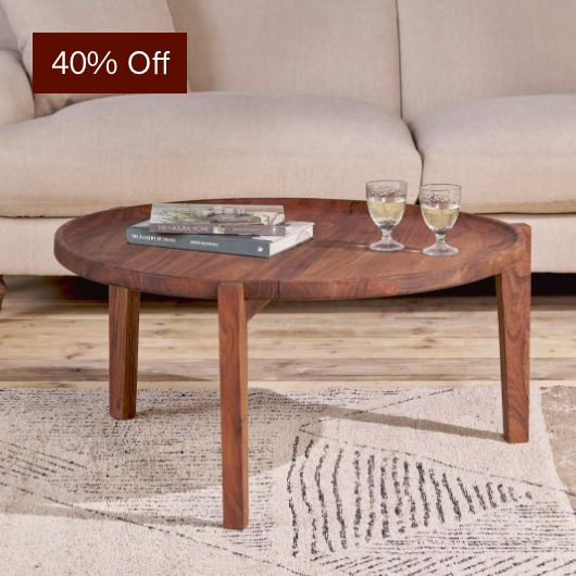 Umar Mango Wood Coffee Table