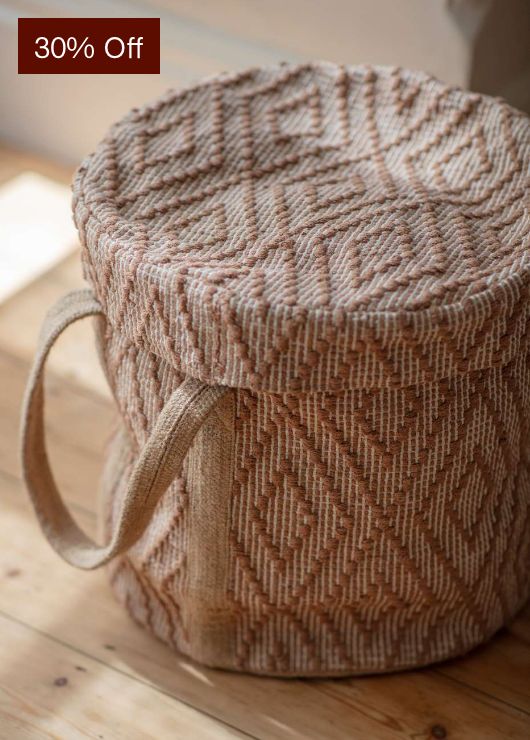 Renu Jute Laundry Basket