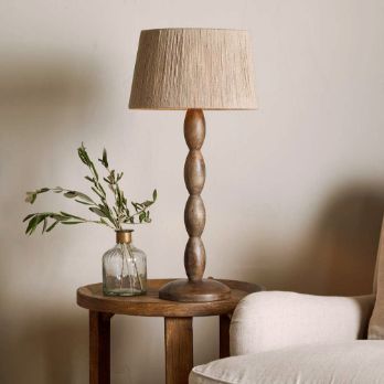 Konali Mango Wood Table Lamp