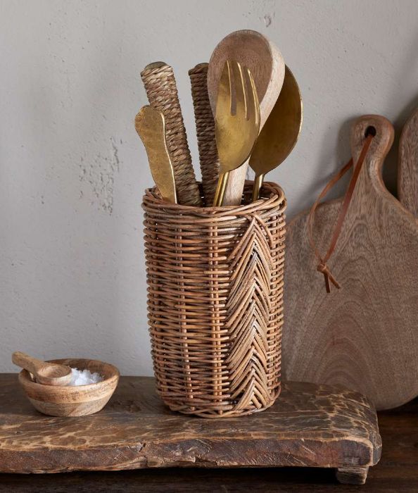 Bersama Rattan Utensil Holder