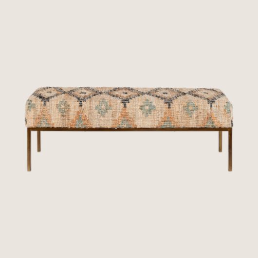 Kesu Kilim Iron Bench