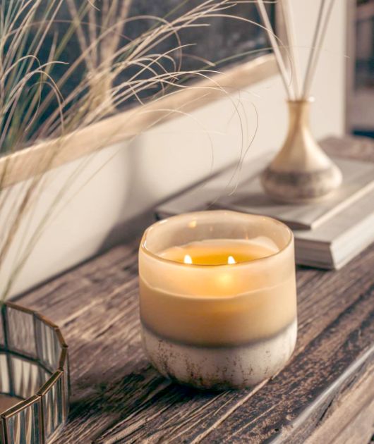 Oakmoss & Rose Scented Candle