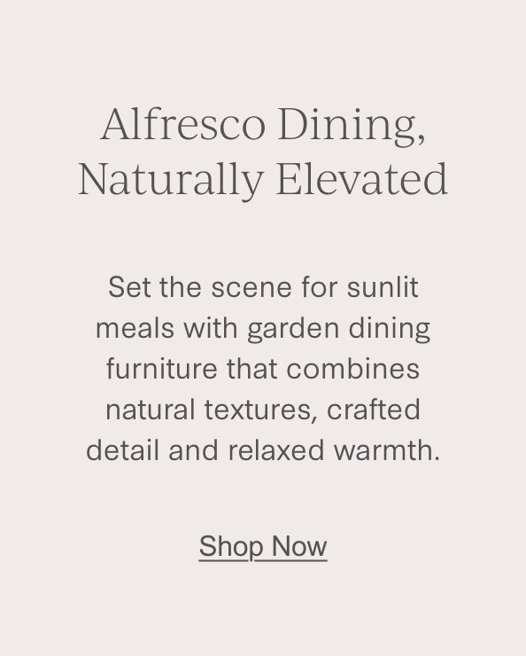 Alfresco Dining