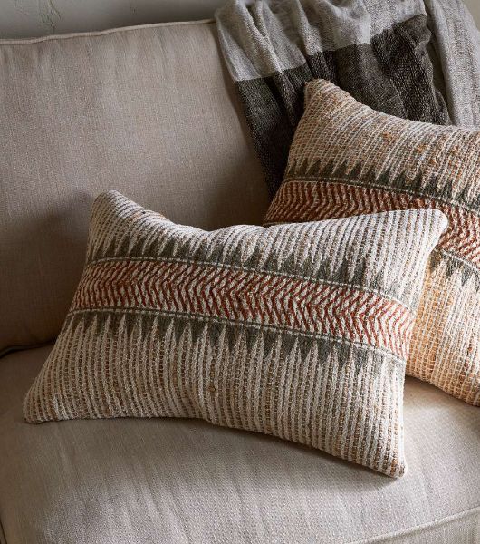 Zairya Jute & Cotton Cushion