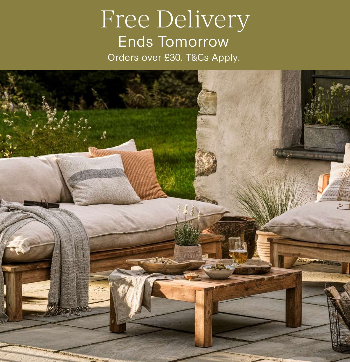 Free Delivery Ends Tomorrow