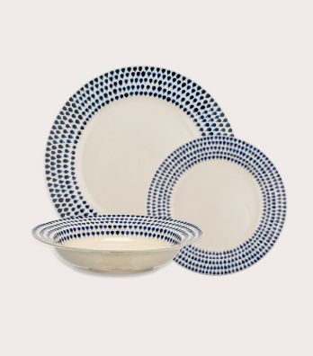 Indigo Drop Dinnerware Set