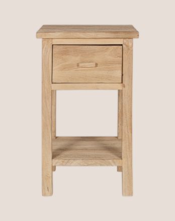 Vivan Grooved Bedside Table