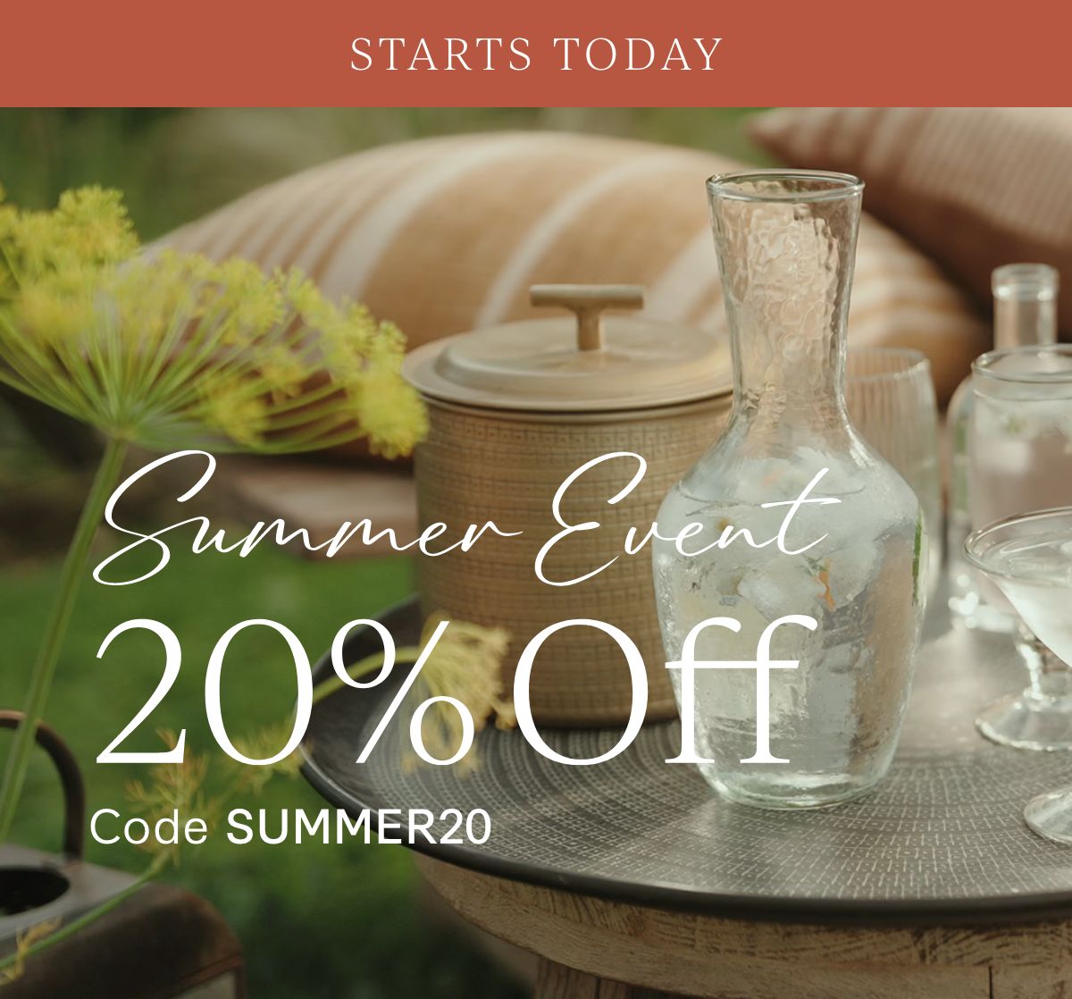 Summer Event 20% Off
