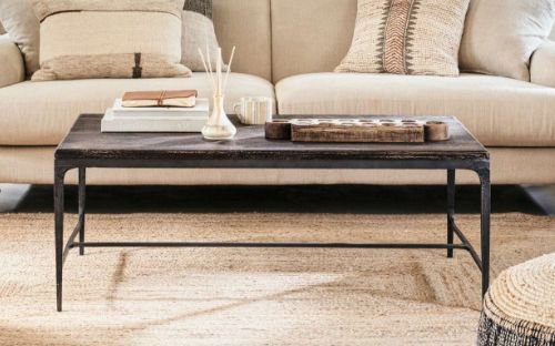 Sita Reclaimed Wood & Iron Coffee Table