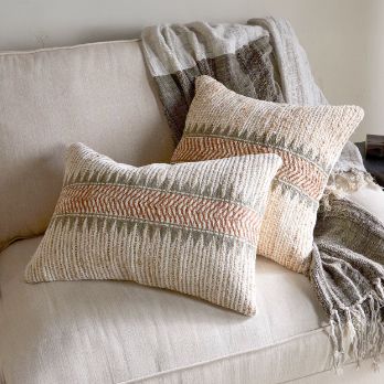 Zairya Jute & Cotton Cushion