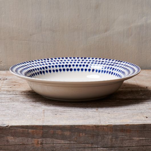 Indigo Drop Pasta Bowl