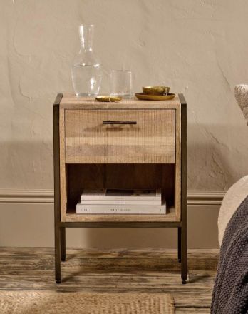 Dasai Mango Wood Bedside Table