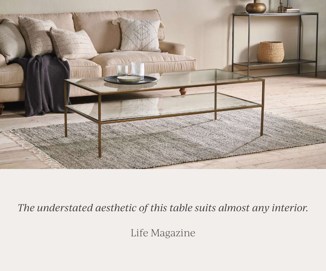 Nakuru Iron & Glass Coffee Table