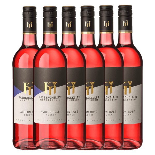 Käsbergkeller Mundelsheim Acolon Rose trocken 0,75l - 6er Karton