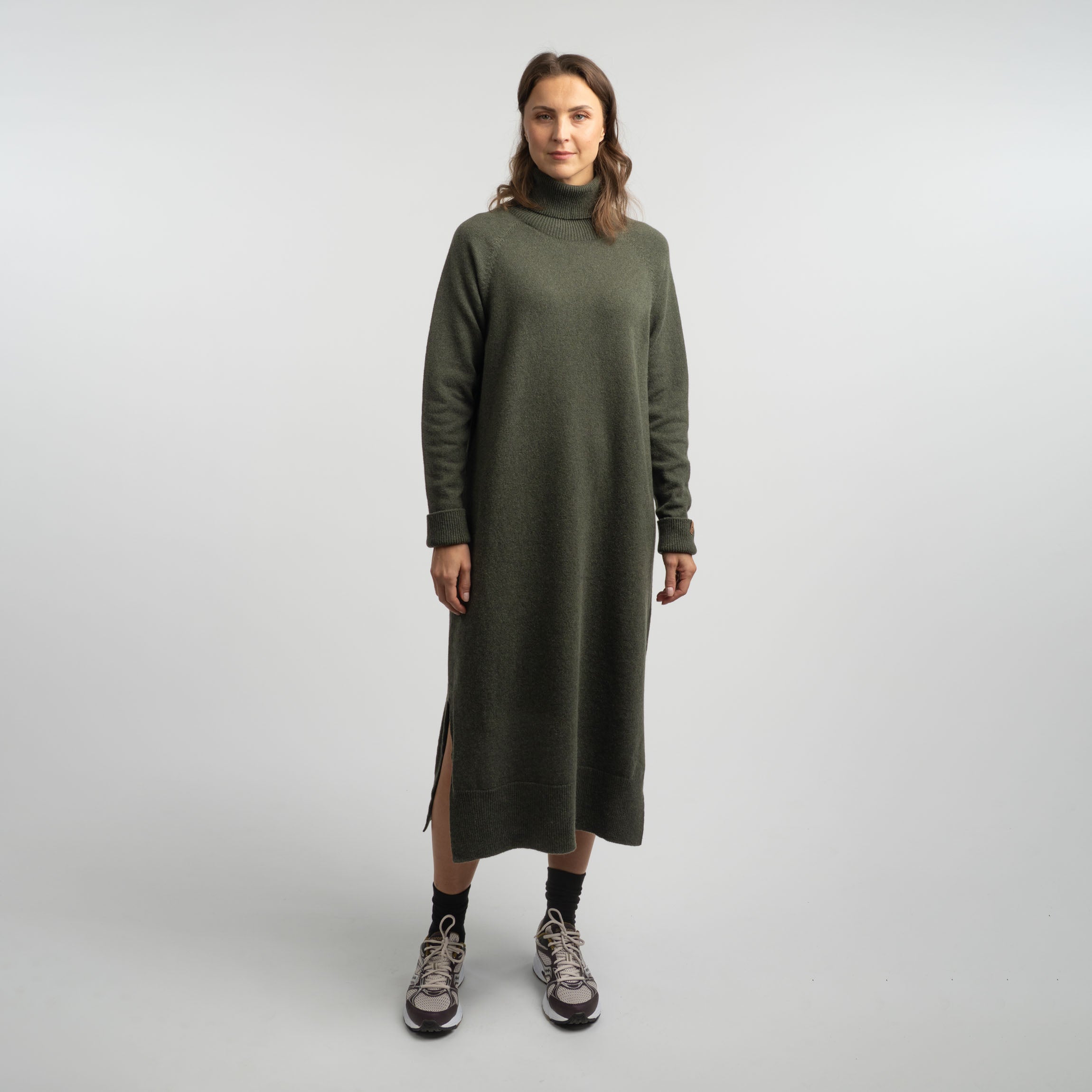 Image of Tunturi naisten merinomekko - nokkonen